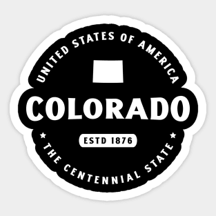 Colorado - Centennial State Radiance Sticker